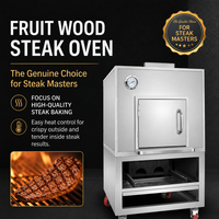 Four à charbon professionnel pour grillades de fruits et viandes, machine à griller pour steakhouse, équipement de cuisine haute température 800°C