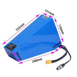 Bateria Triangular 48v 72v 20Ah 30Ah 21700 18650 52v para Bicicleta Elétrica 1000W 2000W com Carregador - Product Image 4