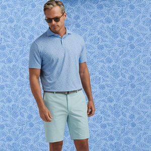 Diseño 90% Poliéster 10% Spandex 180g Sublimed Sport Fit Golf Polos transpirables con logotipo personalizado - Product Image 1