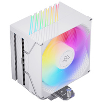 SNOWMAN NEW MX40 100x100x28mm Refroidisseur de processeur en aluminium avec bandes LED ARGB préinstallées, ventilateurs et conception d'aération conductrice pour boîtier d'ordinateur