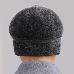 Gorro cálido de invierno para hombre con orejeras, gorro a prueba de viento para personas de mediana edad y mayores, otoño e invierno - Product Image 4