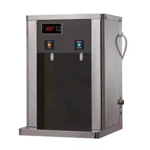 Distributeur d'eau en acier inoxydable 220V, modèle électrique de table avec fonction eau chaude et tiède pour le bureau ou la maison - Product Image 5