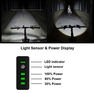 USB Có Thể Sạc Lại Xe Đạp Ánh Sáng Thiết Lập Xe Đạp Phía Trước Đèn Pha Đèn Hậu Xe Đạp Leo Núi Phía Trước Ánh Sáng Đầu Đèn <span class=keywords><strong>Torch</strong></span> Pin Cung Cấp Điện - Product Image 5