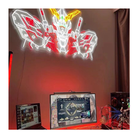 Lampe néon LED personnalisée en acrylique Winbo, design gratuit, pour décoration de bar à domicile, thème astronaute, style anime