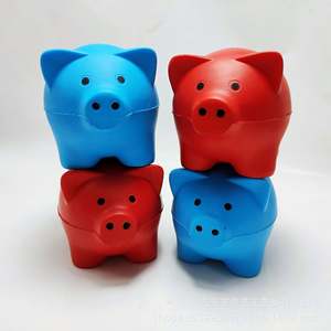 Pelota Antiestrés de PU con Forma de Cerdo, Pelotas Antiestrés Promocionales Económicas con Forma de Cerdo, Pelotas Antiestrés Personalizadas con Logotipo - Product Image 2