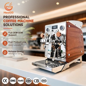 Machine à expresso semi-automatique professionnelle OEM ODM à double chaudière E61 9 bars 3,3 L avec pompe rotative italienne pour cappuccino - Product Image 1