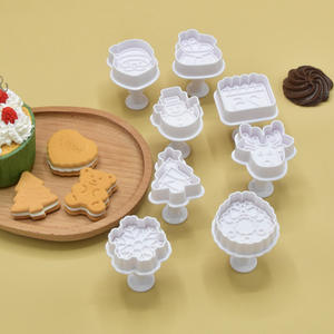 Moule à biscuits en forme <span class=keywords><strong>de</strong></span> citrouille en plastique jetable, <span class=keywords><strong>emporte</strong></span>-pièces pour biscuits, outils <span class=keywords><strong>de</strong></span> pâtisserie pour Thanksgiving, Pâques, Noël, vente en gros - Product Image 2