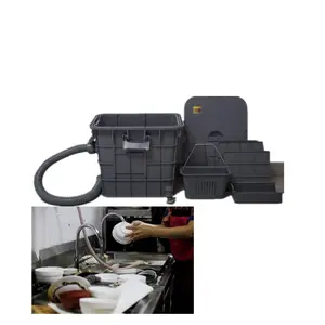 Restaurant Kitchen Plastic Grease Traps Small Oil Water Separator