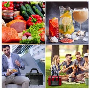 Sac Isotherme Portable Tendance Grande Capacité en Tissu Oxford Imperméable pour Pique-nique Extérieur, Épais et Isolant, 30L – Vente Chaude - Product Image 4