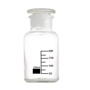 500ML 250ml vetro trasparente bottiglia di stoccaggio medico e bottiglie di stoccaggio & barattoli in acciaio inox bottiglia di acqua con lo stoccaggio