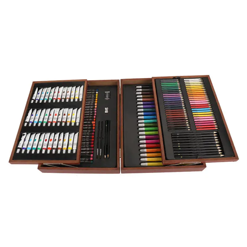 Kunst Set Zeichnung Briefpapier, hochwertige Farbe Blei Farbe gemischte Malerei Set