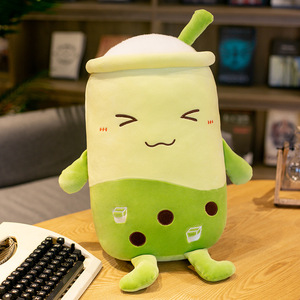 Juguetes de Peluche Kawaii en Forma de Taza de Té con Leche Boba, Peluches de Burbujas Rellenos de Algodón PP, Muñeca de Peluche, Regalo de Cumpleaños o Días Festivos para Niños - Product Image 6