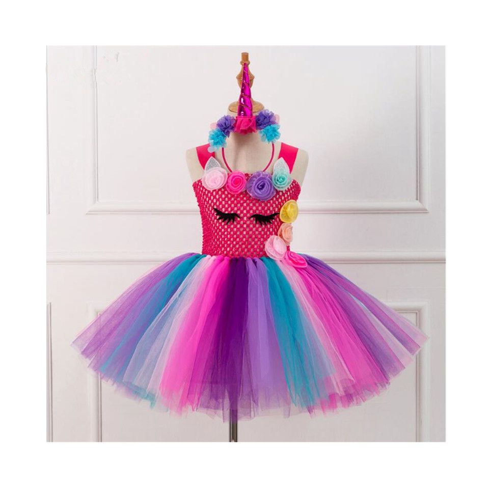 Multicolor Unicorn Costume