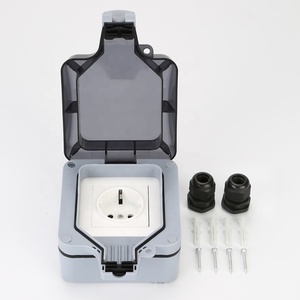 MP21-G altezza 3 Pin inserto <span class=keywords><strong>presa</strong></span> a muro tedesco impermeabile IP66 interruttore di sicurezza scatola <span class=keywords><strong>presa</strong></span> NFC EU <span class=keywords><strong>spina</strong></span> Standard 13A uso industriale - Product Image 4