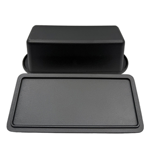 Moule à pain <span class=keywords><strong>en</strong></span> <span class=keywords><strong>fonte</strong></span> pré-assaisonné avec couvercle, moule à pain rectangulaire, ustensile de cuisson - Product Image 4
