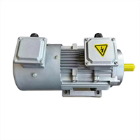 Moteur asynchrone triphasé à fréquence variable à économie d'énergie, boîtier en aluminium 380V