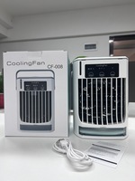 2024 Mini ventilateur de refroidisseur d'air Portable électrique et USB alimenté conditionneur de refroidissement par eau Ventilador bureau climatiseurs mobiles