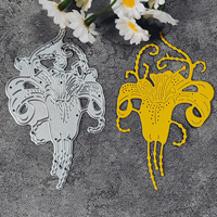 AAGU Scrapbook Diary Decoration Stencil modello di goffratura Album di biglietti di auguri fai da te Morning Glory Flower Metal Cutting Dies