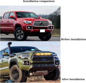 LUMA Auto Exterior Parts <b>LED</b> Fog <b>Light</b> <b>Cover</b> With Fog for 2016-2023 Dual Color Front Bumper Fog <b>Light</b> - Product Image 2
