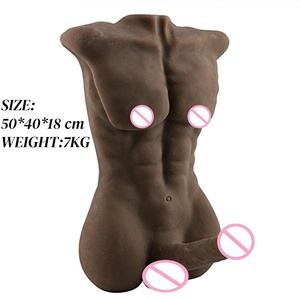 Muestra gratis de fábrica de juguetes de comercio exterior de exportación Hawk Macho muñeca masculina invertida masturbación femenina consoladores productos negros - Product Image 5