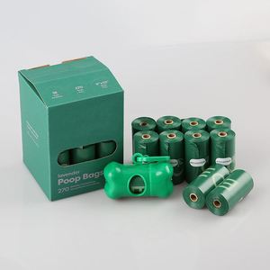 Bolsas de Plástico Personalizadas al por Mayor, Bolsas de Basura Totalmente Compostables para Perros, Bolsas de Basura Desechables Compostables para Mascotas - Product Image 1