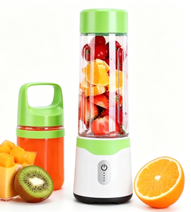 OEM Factory Double Cup 300ml+500ml Portable Juicer Blender Easy Operation for Outddors - Product Image 1