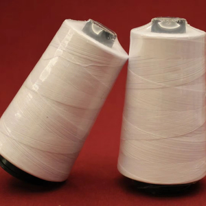 Nhà máy sản xuất trực tiếp 302 2500y nhuộm Mẫu sợi chất lượng cao độ bền cao 100% polyester kéo sợi poly-Poly Hoạt động dễ dàng - Product Image 1