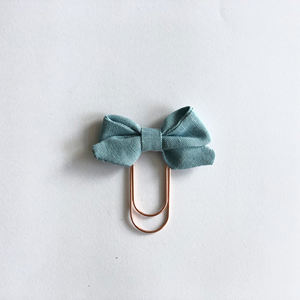 Planificador Bow Page Clips Bookmark Scrapbook Bow Clips Traveler's Notebook Journal para kits <span class=keywords><strong>de</strong></span> planificador - Product Image 5
