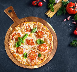 Tabla <span class=keywords><strong>de</strong></span> cortar <span class=keywords><strong>de</strong></span> madera <span class=keywords><strong>de</strong></span> acacia con asa, tabla <span class=keywords><strong>de</strong></span> picar <span class=keywords><strong>de</strong></span> madera, tabla <span class=keywords><strong>de</strong></span> cortar redonda para encimera, tabla para servir carne y pan - Product Image 3