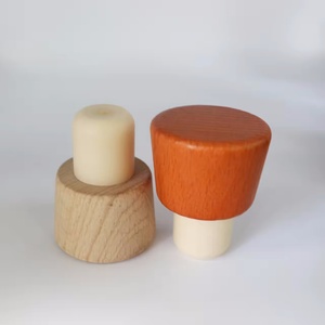 Bouchons <span class=keywords><strong>de</strong></span> liège synthétique <span class=keywords><strong>de</strong></span> haute qualité Bouteille en verre à dessus en bois à bas <span class=keywords><strong>prix</strong></span> pour l'eau avec liège à haute teneur en polymère avec liège en bois - Product Image 6
