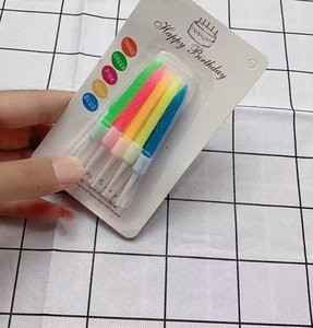 Candele a Spirale per Torta <span class=keywords><strong>di</strong></span> <span class=keywords><strong>Compleanno</strong></span>, Colorate e Metalliche, Vendita Calda - Product Image 6