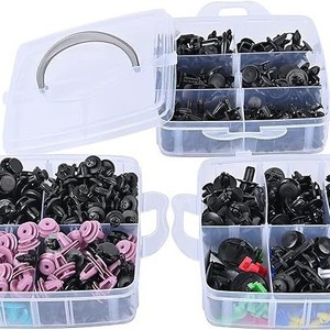 Kit de 800 clips de plástico para coche, 24 tipos de sujetadores universales para reparación de parachoques con herramientas para fijación de carrocería. - Product Image 5