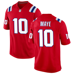 Maillot de football américain personnalisé 2026 Rouge Nouvelle-Angleterre – Tenues brodées et cousues pour jeunes avec logos – Vêtements de sport - Product Image 4