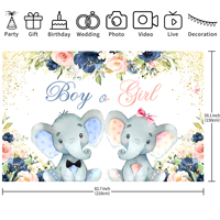 Spanduk Latar Belakang Pesta Pengungkapan Jenis Kelamin Bayi Motif Gajah Bunga Apa Jenis Jenis Bayi yang Akan Lahir? Latar Belakang Gajah Pink atau Biru