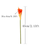 Shangchu Hochwertige Künstliche Polyurethan Realistische Calla-Lilien Blumenarrangement Restaurant-Dekoration Hochzeit Valentinstag