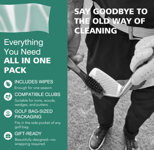 Lingettes de nettoyage et de polissage pour balles et clubs (lot de 20) - Accessoires de <span class=keywords><strong>golf</strong></span> pour hommes - Nettoyant puissant qui élimine la saleté et l'herbe - Product Image 4