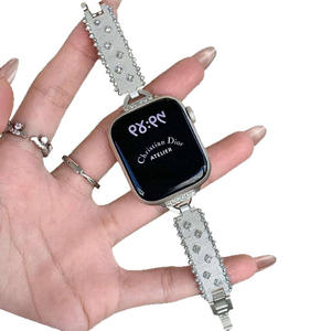 Correa de Reloj Inteligente de Metal con Incrustaciones de Diamantes para Apple S10 S11 IWatch 9, Nueva para Apple Watch 8 SE - Product Image 4