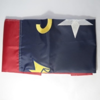 3x5ft Nylon Caroline Du Nord drapeau brodé