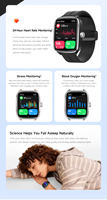 Reloj Inteligente Deportivo a Prueba de Agua DIRAY, Mejor Calidad, Sensor S7 VC30FS, Monitor de Frecuencia Cardíaca, Oxígeno en Sangre, Estrés y Sueño 24H