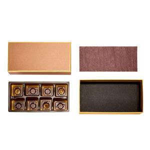Boîte de 8 chocolats <span class=keywords><strong>au</strong></span> lait, chocolats noirs, chocolats à la noix de coco et bonbons, emballage cadeau pour anniversaire, mariage - Product Image 6