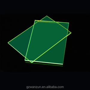 Sparkle fluoreszenz farbe gelb glow in <span class=keywords><strong>the</strong></span> dark acryl blatt - Product Image 1