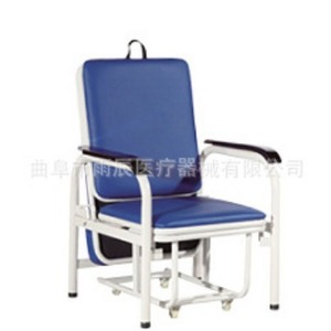 Chaise d'infusion médicale Xin Yuchen 740x800x1180mm en acier thermolaqué pour usage hospitalier et ambulatoire - Product Image 4