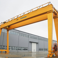 Grue portique à double poutre de 32 tonnes, portée de 30 m, type cabine, grue de chantier robuste