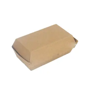 크래프트 핫도그 크래프트 점심 식사 스위스 롤 케이크 상자 프렌치 프라이 용기 버블 와플 상자 버거 포장 상자