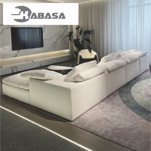Muebles Minimalistas para Sala de Estar, Sofá Modular en Forma de Nube, Sofá Seccional <span class=keywords><strong>Blanco</strong></span> Nórdico Moderno, Juego de Muebles, Sofás <span class=keywords><strong>Cama</strong></span>, Sofás para Sala de Estar - Product Image 6