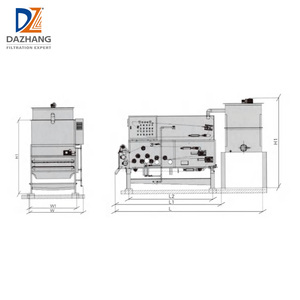 Máquina espesadora tipo Correa automática integrada <span class=keywords><strong>DZ</strong></span> Prensa automática concentrada de tres filtros Nueva condición - Product Image 5