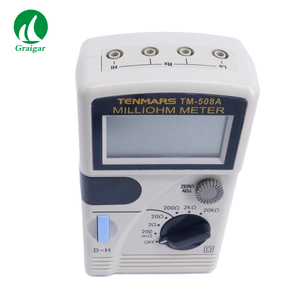 Milliohmmètre numérique TM-508A, ohmmètre basse résistance, mesure de la résistance de 0,1 m à 20 K <span class=keywords><strong>Ohm</strong></span>, lecture 2000 en 6 positions - Product Image 2