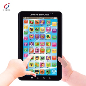 Chengji bé máy tính bảng đồ chơi học tập cảm ứng máy tính giáo dục sớm nghiên cứu Tiếng Anh đa chức năng máy tính bảng bé với ánh sáng và âm nhạc - Product Image 2