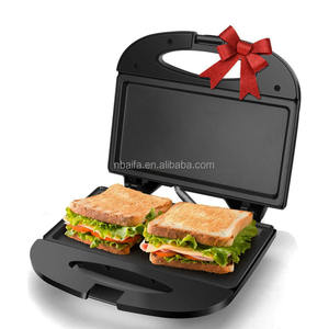 Sandwichera Aifa con superficie <span class=keywords><strong>de</strong></span> rejilla profunda antiadherente para filetes <span class=keywords><strong>de</strong></span> jamón y huevo Parrilla eléctrica compacta Tostadora <span class=keywords><strong>de</strong></span> <span class=keywords><strong>Pan</strong></span> Tostadora - Product Image 1