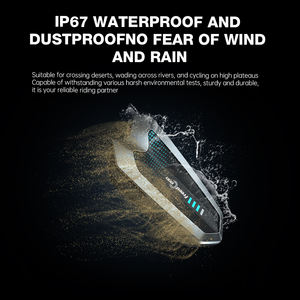 ชุดหูฟัง FreedConn HERO 6 สำหรับนักขี่ ระยะการสื่อสารกลุ่ม 1000 เมตร แบตเตอรี่ 1100mAh มาตรฐานกันน้ำ IP67 อินเตอร์คอม ระยะเวลาการเล่น 30 ชั่วโมง ชุดหูฟังบลูทูธสำหรับหมวกกันน็อคมอเตอร์ไซค์ - Product Image 5